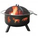 Big Sky Fire Pit Wildlifeblack