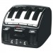 Avante 4 Slice Toaster- Black