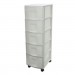 Medium Five Drawer Cart
