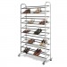 Chrome Shoe Tower 50 Pair