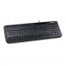 Wired Kbrd 600 Usb Port Blk