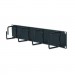 2U Cable Organizer Black