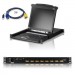 8-port LCD KVM w/ 8-USB KVM Ca
