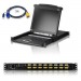 16-port 17" LCD KVM w 16-USB