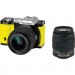 K01 Dig Cam 16mp 2 Lens-yellow