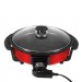 12" Electric Skillet Fryer Red