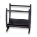 Uf Wrought Iron Log Rack Black