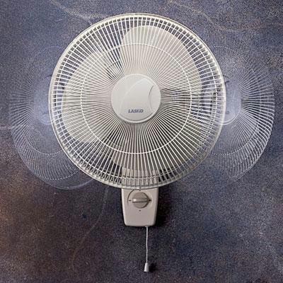 16" Oscillating Wall-mount Fan